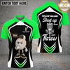 Maxcorners Disc Golf Funny Disc Shut Up And Throw Personalized Name, Team Name 3D Shirt (6 Colors)
