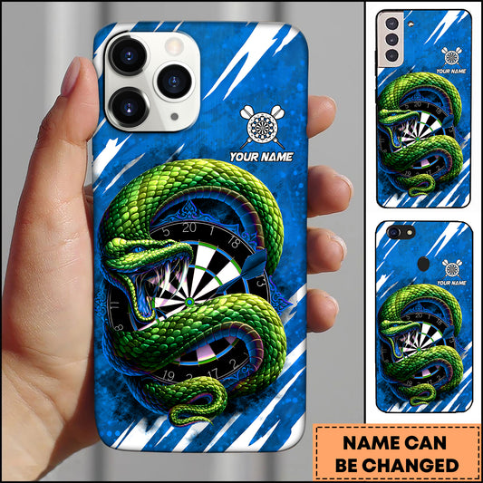 Maxcorners Snake Attack Dartboard Wild Animal Personalized Name 3D Phone Case