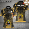 Maxcorners Billiards Flaming Skull Multicolor Customized Name, Team Name 3D Shirt