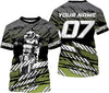 Maxcorners Motocross Supercross Customize Name And Number 3D Shirts