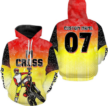 Maxcorners MotoX Or Customize Name And Number 3D Shirts