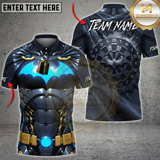 Maxcorners Dark Knight Dartboard Multi Options Personalized Name, Team Name 3D Shirts