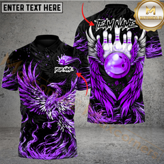 Maxcorners Bowling Phoenix Fire Multicolor Customized Name, Team Name 3D Shirts