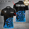 Maxcorners Darts Blazing Dartboard Multicolor Customized Name, Team Name 3D Shirts