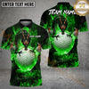 Maxcorners Golf Mystic Dragon Fire Personalized Name, Team Name 3D Shirt (6 Colors)