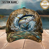 Maxcorners Fishing Camo Splash Lure Personalized 3D Cap