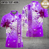 Maxcorners Pickleball Polo Paint Splatter Team Style Multiple Options Personalized Name, Team Name 3D Shirt