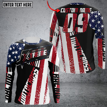 Maxcorners Personalized Name Rider's Edge Logo Sweatshirt