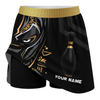 Maxcorners Customized Bowling Trouser Skirts With Shorts Underneath, Bowling Ball & Pins Black Panther Pro Sport Skorts With Pockets