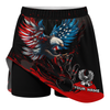 Maxcorners Customized Bowling Trouser Skirts With Shorts Underneath, Bowling Ball & Pins Almighty American Eagle Skorts With Pockets