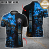 Maxcorners Fiery Skull Darts Jersey Multicolor Options Personalized Name, Team Name 3D Polo Shirt