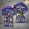 Maxcorners Darts & Skull Dartboard Street Art Graphic Multicolor Customized Name, Team Name 3D Shirts