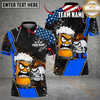 Maxcorners Golf Funny Cowboy Beer Design Customized Name, Team Name Shirts (2 colors)