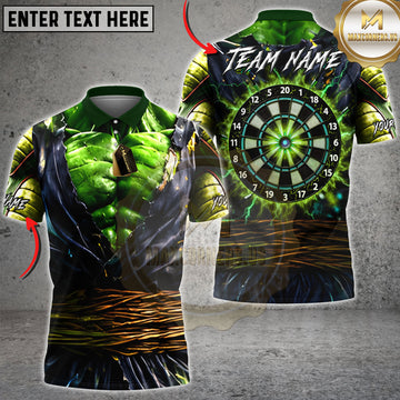 Maxcorners Gamma Hulk Power Burst Darts Board Multiple Options Personalized Name, Team Name 3D Shirt