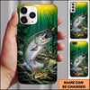 Maxcorners Underwater Sunbeam Nature Personalized Name Phone Case (13 Fish Species)