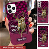 Maxcorners Country Girl Deer Hunting Personalized Name Phone Case LM1012