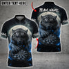 Maxcorners Tiger Darts Attack Multicolor Customized Name, Team Name 3D Shirts