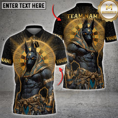 Maxcorners Darts Anubis Egyptian Gold Mystic Design Multicolor Customized Name, Team Name 3D Shirt