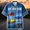 Maxcorners Retro Hot Rod Car Lover - Personalized Car Hawaiian Shirt - Custom Photo Car Aloha Shirts (Up to 4 photos)