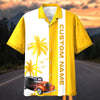 Maxcorners Personalized "This Is How I Roll" Hot Rod Hawaiian Shirt - Custom Photo Car Aloha Shirts