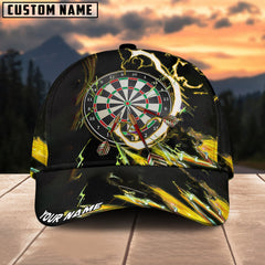 Maxcorners Darts Breath Of Thunder Multicolor Option Personalized Name 3D Cap