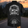 Maxcorners Personalized Route 66 100 Years Classic Car Hawaiian Shirt - Custom Photo Car Aloha Shirts