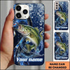 Maxcorners Fishing Phone Case Floral Coastal Adventure Custom Name Phone Case