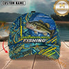 Maxcorners Abstract Water Flow Custom Name Fishing Cap