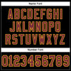 Maxcorners Custom Black Burgundy-Gold Mesh Authentic Football Jersey LM2605