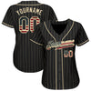 Maxcorners Custom 3D Pattern Design Ukrainian Flag Premium Baseball Jersey LM0210