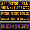 Maxcorners Custom Black Purple-Gold Authentic Football Jersey LM2605
