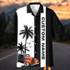 Maxcorners Personalized "This Is How I Roll" Hot Rod Hawaiian Shirt - Custom Photo Car Aloha Shirts