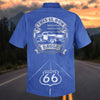 Maxcorners Personalized Route 66 100 Years Classic Car Hawaiian Shirt - Custom Photo Car Aloha Shirts