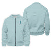 Maxcorners St Patrick's Day Shamrock Golf And Beer Blue And White Golf Shirt, Polo Shirts For Men, Golf Shirts For Men