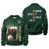 Maxcorners Birdie Bogey Eagle Par Cheers Fckers Golf And Beer St Patrick's Day Green Golf Tops For Men, Golf Shirts For Men