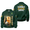 Maxcorners If You Drink Definitely Drive Golf And Beer St Patrick's Day Green Golf Shirts For Men, Golf Gift For Men