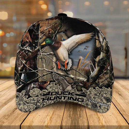 Maxcorners Personalized Name Duck Hunting Cap LM0402