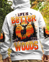 Maxcorners Life Is Better In The Woods Deer All Over Print LM1501