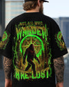 Maxcorners Not All Who Wander Are Lost Bigfoot All Over Print LM1601