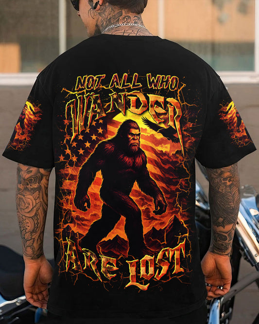 Maxcorners Not All Who Wander Are Lost Bigfoot All Over Print LM1601
