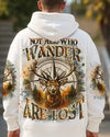 Maxcorners Not All Who Wander Are Lost Deer Compass All Over Print LM1601