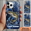 Maxcorners Fishing Phone Case Floral Coastal Adventure Custom Name Phone Case
