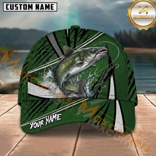 Maxcorners Trophy Lure Action Custom Name Fishing Cap