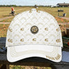 Maxcorners Trap Shooting Black Gold Luxury Station 1-5 Clay Pattern Shotgun Badge Personalized Classic Cap