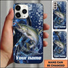 Maxcorners Fishing Phone Case Floral Coastal Adventure Custom Name Phone Case
