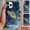 Maxcorners Fishing Phone Case Dynamic Water Motion Custom Name Phone Case