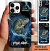 Maxcorners Fishing Phone Case Anchor Lightning Wave Rings Custom Name Phone Case