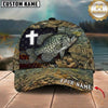 Maxcorners Faith Inspired Angler Custom Name Fishing Cap