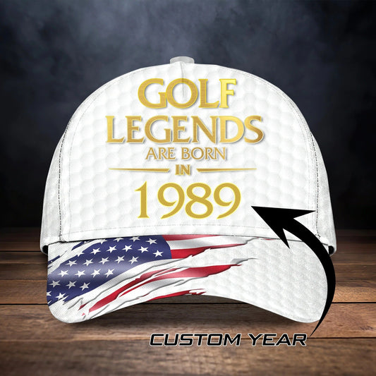 Maxcorners Custom Baseball Golf Caps For Men And Women, Golf Legends Are Born In, Best Gift For Golfer LM0402