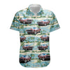 Maxcorners Personalized Car Hawaiian Shirt, "Beach Palm Tree Vintage" Custom Photo Car Aloha Shirts